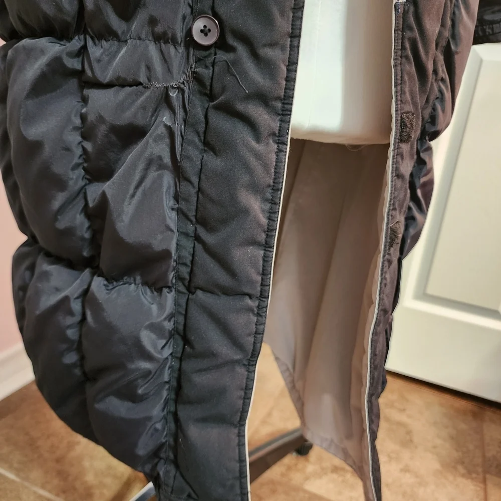 Women's Gray Hooded Coat